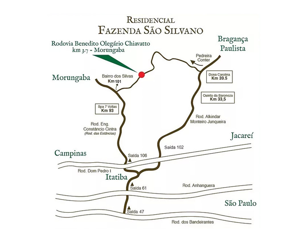 Mapa de Localização - São Silvano
